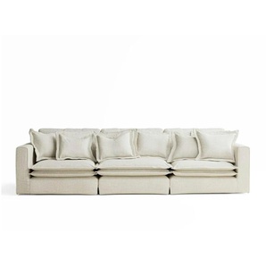 Einzelsofa Amalfi - creme - Materialmix - 338 cm - 90 cm | Möbel Kraft