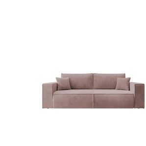 Einzelsofa mit Schlaffunktion Farese ¦ rosa/pink ¦ Maße (cm): B: 257 H: 85