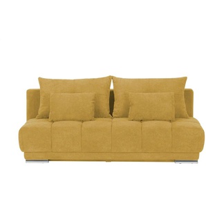 bobb Einzelsofa Isalie de Luxe | gelb | 206 cm | 92 cm | cm 105,0 |