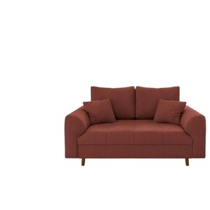 Einzelsofa  Maya ¦ rot ¦ Maße (cm): B: 150 H: 81