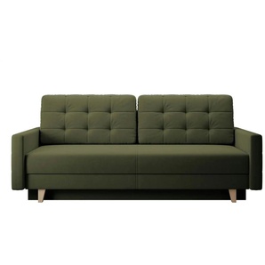 Einzelsofa mit Schlaffunktion Verat - grün - Materialmix - 226 cm - 98 cm | Möbel Kraft