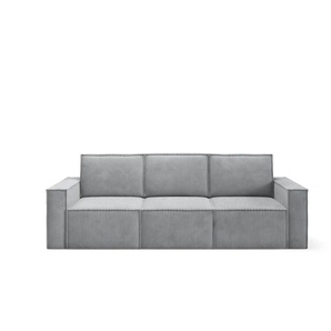 Einzelsofa Orto - grau - Materialmix - 247 cm - 93 cm | Möbel Kraft