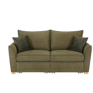 Einzelsofa  Polly de Luxe ¦ grün ¦ Maße (cm): B: 201 H: 95 T: 104.0