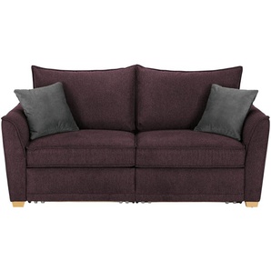 Einzelsofa  Polly de Luxe ¦ rot ¦ Maße (cm): B: 201 H: 95 T: 104.0