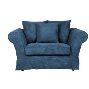 Einzelsofa - türkis/petrol - Materialmix - 152 cm - 100 cm - cm 98,0 | Möbel Kraft