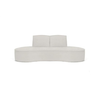 Einzelsofa - weiß - Materialmix - 234 cm - 88 cm | Möbel Kraft