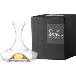 Eisch Germany Dekanter Veredelt mit 24-karätigem Gold, NO DROP EFFEKT für tropffreies Ausgießen, Kristallglas, 750 ml