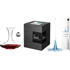 Eisch Germany Karaffe Geschenkset, (Set, 3-tlg), inkl. Dekantertrockner und Reinigungskugeln