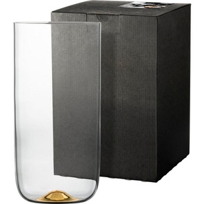 Eisch Tischvase DOT (1 St), mundgeblasen, Kristallglas, mit 24karätigem Gold veredelt, 25 cm