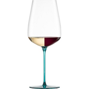 Eisch Germany Weinglas INSPIRE SENSISPLUS, Made in Germany, Kristallglas, Veredelung der farbigen Stiele in Handarbeit, 2-teilig