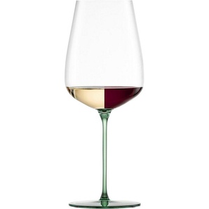 Eisch Germany Weinglas INSPIRE SENSISPLUS, Made in Germany, Kristallglas, Veredelung der farbigen Stiele in Handarbeit, 2-teilig