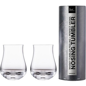 Eisch Whiskyglas Gentleman, Kristallglas, (Nosing-Glas) handgefertigt, bleifrei, 350 ml, 2-teilig