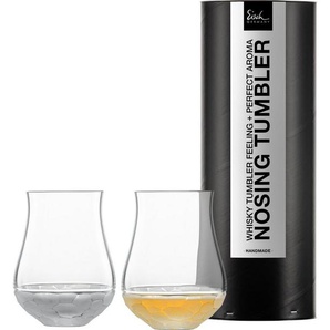 Eisch Germany Whiskyglas HAMILTON, Made in Germany, Kristallglas, handgefertigt und manuell mit Diamantschliff veredelt, 350 ml, 2-tlg.