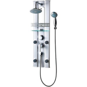 Eisl Duschsäule FEELING, Höhe 100 cm, inkl. Wasserspardichtung, Duschset mit Regendusche und Handbrause