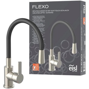Eisl Spültischarmatur Flexo energiesparender Cold-Start, wassersparender Eco-Click,360° schwenkbar