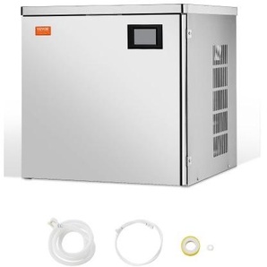 Eismaschinenkopf kommerzieller Eisbereiter Eismaschine (nur Kopf) 204 kg/Tag, Kopf aus Edelstahl + PE-Kunststoff Eisbereiter-Kopf mit intelligentem Bedienfeld & Reinigung auf Knopfdruck FTZBJJT450LB6WDRXV2