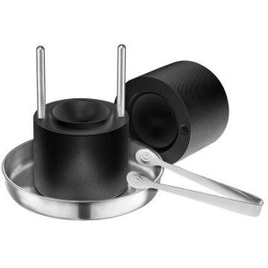 Eispresse Eiskugelformer Set 60 mm Eiskugel aus Luftfahrt-Aluminium mit Eisblockform & großer Matte & Zange & Tropfschale & einem Glas, runder Eisballmaker, für Whisky Cocktail Partys Urlaub BQYJHSLC60MME72PMV0
