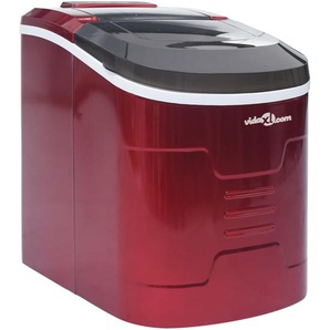 vidaXL Eiswürfelbereiter Rot 2,4 L 15 kg / 24 h