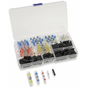 Electronic GmbH Lötverbinder & Schrumpfschlauch Set, 300-teiliges Sortiment