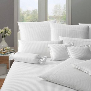Elegante Bettwäsche Milano, Mako-Satin, 2 teilig, mit feinen Streifen