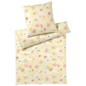 Elegante Bettwäsche Pastel Jersey, Jersey, 2 teilig, angenehmes Hautgefühl