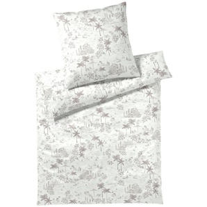 Elegante Bettwäsche Positano, Mako-Satin, 2 teilig, angenehmes Hautgefühl
