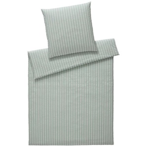 Elegante Bettwäsche Sandvig, Seersucker, 2 teilig, angenehmes Hautgefühl