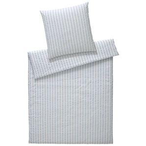 Elegante Bettwäsche Svaneke, Seersucker, 2 teilig, angenehmes Hautgefühl