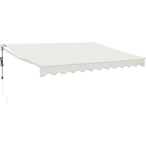 Elektrische Markise mit Kurbel Creme 3x2,5 m vidaXL
