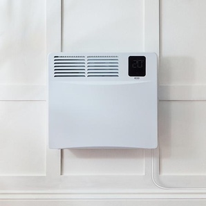 Elektrische Smart Konvektor - Wandheizung 420mm x 495mm 1000 Watt - zur Festverdrahtung | Weiß - Elio – ECOSO by Hudson Reed