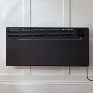 Elektrische Smart Konvektor - Wandheizung 420mm x 895mm 2500 Watt - mit Stecker | Schwarz - Elio – ECOSO by Hudson Reed