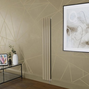 Elektrischer Design Heizkörper (einlagig), 1600mm x 236mm, vertikal - Braun (Elk Brown) - ohne Thermostat - Revive