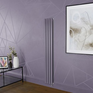 Elektrischer Design Heizkörper (einlagig), 1600mm x 236mm, vertikal - Lila (Dahlia Purple) - ohne Thermostat - Revive