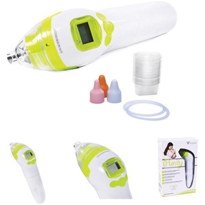 Elektrischer Nasensauger, Nasensekretsauger, 3 Aufsätze, ergonomische Form