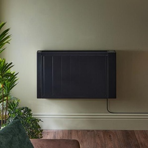 Elektrischer Smart-Heizkörper mit Keramikkern 2000 Watt - mit Stecker | Schwarz - Lex – ECOSO by Hudson Reed