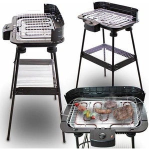 Elektrischer Standgrill Balkongrill Gartengrill Elektrogrill 2200 Watt - Bituxx