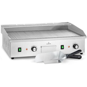 Elektrogrill, Tischgrill mit LED-Anzeige, Elektrogrill für Balkon & Indoor, Edelstahl Elektro Grill, Grillplatte mit abnehmbarer Antihaftplatte &