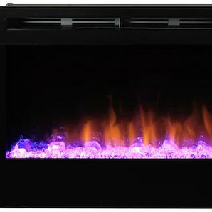 Elektrokamin DIMPLEX Prism 74 Elektrokaminöfen schwarz Elektrokamine schwarz,mit Heizung, Fernbedienung, Optiflame Flammeneffekt