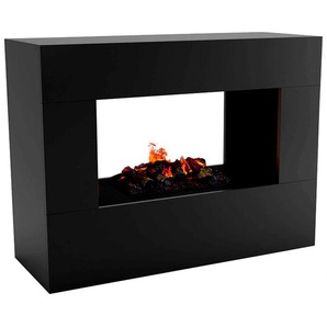 Elektrokamin GLOW FIRE »Konsalik« Elektrokaminöfen schwarz Elektrokamine Wasserdampfkamin mit 3D Feuer integriertem Knistereffekt