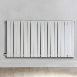 Elektroradiator Horizontal (Einlagig) 635mm x 1180mm zur Festverdrahtung ohne Thermostat Weiß - Sloane - ECOSO by Hudson Reed