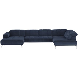 Lounge Collection Wohnlandschaft  Sarina ¦ blau ¦ Maße (cm): B: 383 H: 75 T: 212.0
