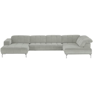 Lounge Collection Wohnlandschaft Sarina ¦ grau ¦ Maße (cm): B: 393 H: 75 T: 212.0