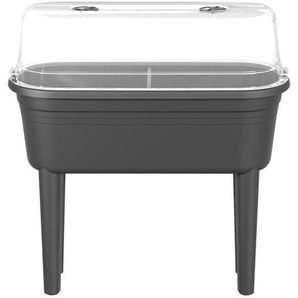 Elho - Florus Anzuchttisch Set 79,5 x 37 x 78 cm grau Hochbeet