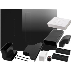 Elica SET NikolaTesla Fit PRF0167054 Kochfeldabzug Induktion Schwarz + KIT0167757 Installationsset Umluft