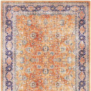 ELLE DECORATION Läufer Keshan Maschad, rechteckig, Höhe: 5 mm, Orientalisch, Orient, Kurzflor, Vintage, Wohnzimmer, Schlafzimmer