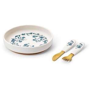 Elodie Teller und Besteck, 3 Teile - Garden Leo Toile 4193262
