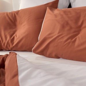 Emma Premium+ Kopfkissenbezug 40x80 - terracota