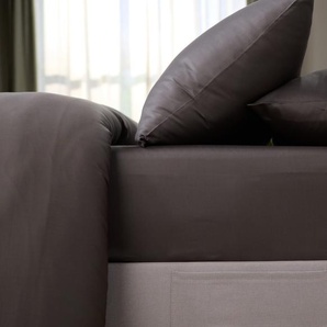 Emma Premium Plus Spannbettlaken | Dunkelgrau | 160x200cm