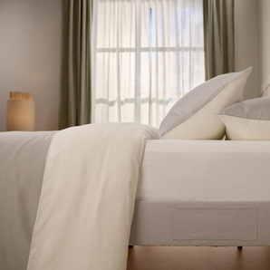 Emma Premium Sateen Spannbettlaken | Weiß | 160x200cm