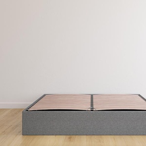 Emma Premium Stauraumbett V2 160x200 | dunkelgrau | kein Kopfteil